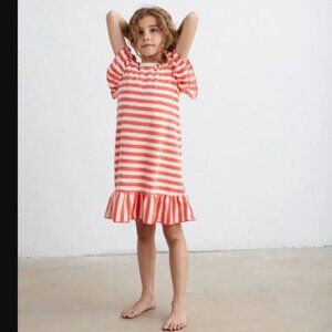 My little Cosmo Organic towelling stripe dress 6 yrs